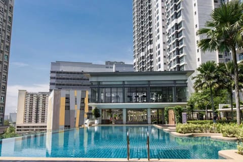 Property building, Pool view, Swimming pool
