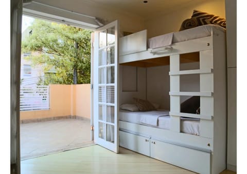 Bed, Photo of the whole room, Bedroom, bunk bed, wardrobe