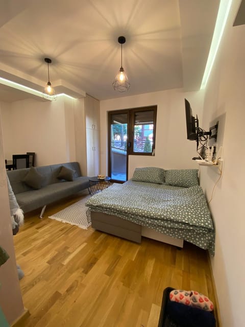 Bed, TV and multimedia, Seating area