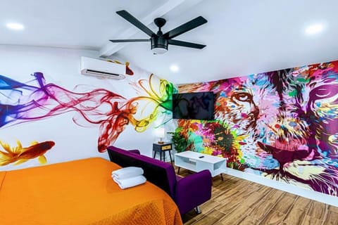 Bed, Bedroom, fireplace