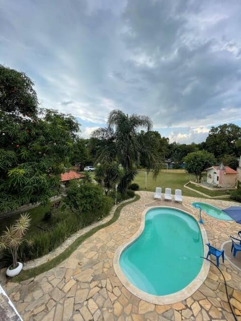 Natural landscape, Garden, Garden view, Pool view, Swimming pool, sunbed