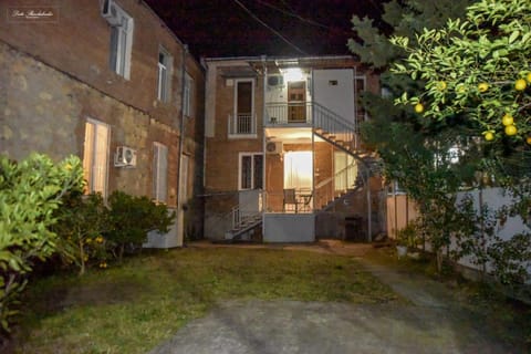 Property building, Night, Garden view
