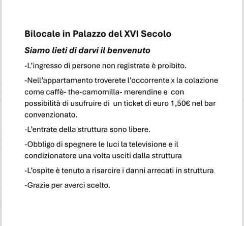 Bilocale in Palazzo del XVI Secolo Apartment in Molise, Italy