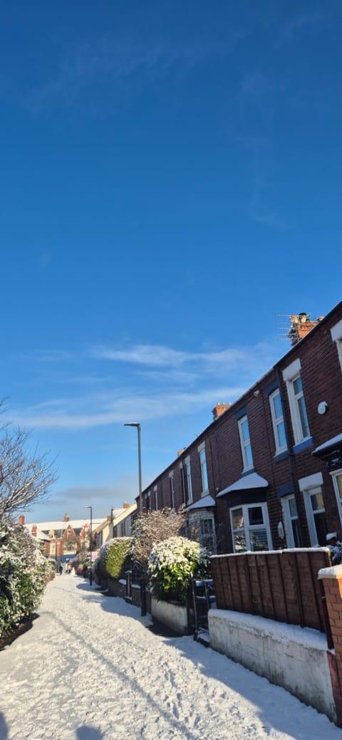 Property building, Neighbourhood, Winter, Street view