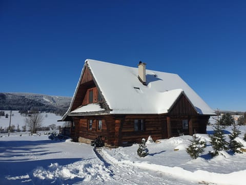 Property building, Winter, Mountain view