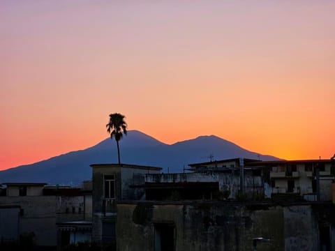 Natural landscape, Mountain view, Sunset
