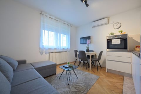 TV and multimedia, Living room, Dining area, dishwasher, oven, kitchen, air conditioner, air conditioner