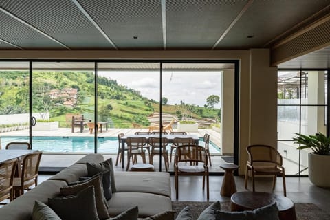Living room, Swimming pool