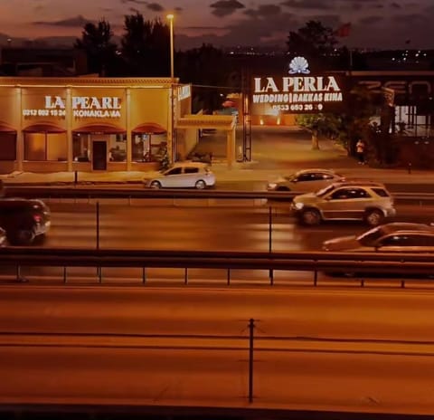 Night, City view, Location, Parking