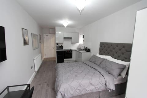 Kitchen or kitchenette, Bedroom