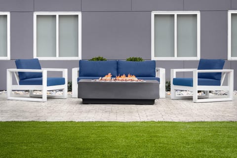 Patio, Seating area, Inner courtyard view