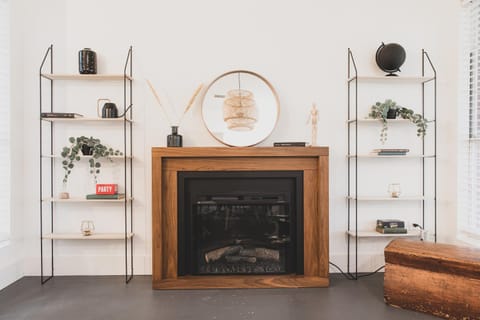 Decorative detail, flat iron