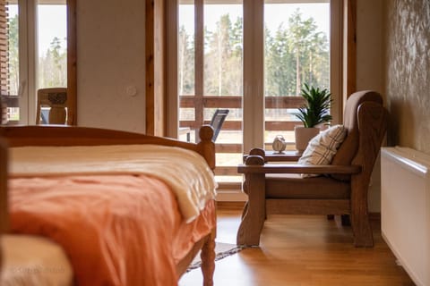 Bed, View (from property/room), Photo of the whole room, Seating area, Bedroom