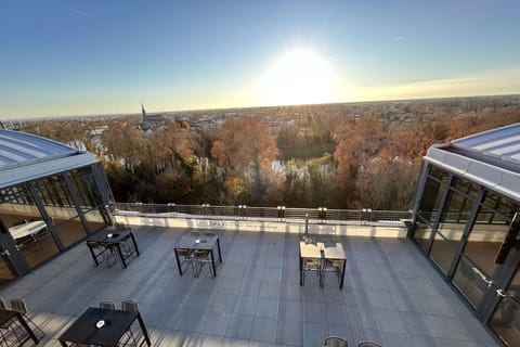 Patio, View (from property/room), Balcony/Terrace, Sunset