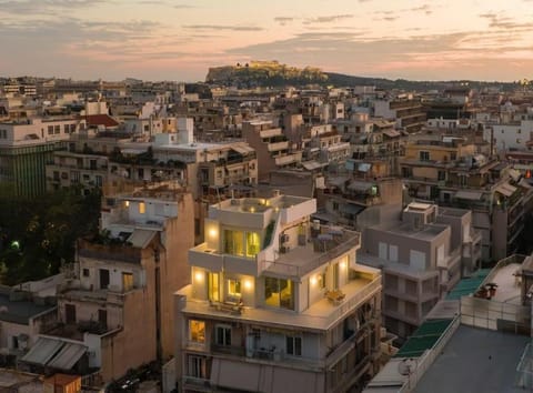 Property building, Day, Neighbourhood, Natural landscape, Bird's eye view, City view, Street view, Sunrise, Sunset