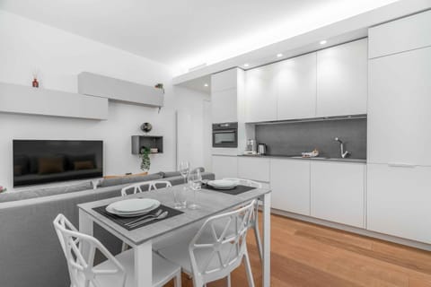 Dining area, air conditioner