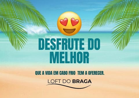 Loft de Luxo no Braga: Perfeito para Casais - Ar, Wi-Fi e Estilo Apartment in Cabo Frio