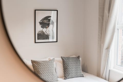 Bed, Decorative detail, Bedroom