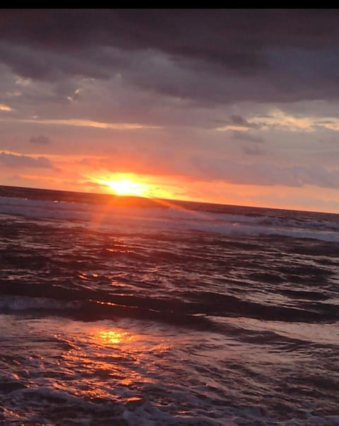 Beach, Sea view, Sunrise