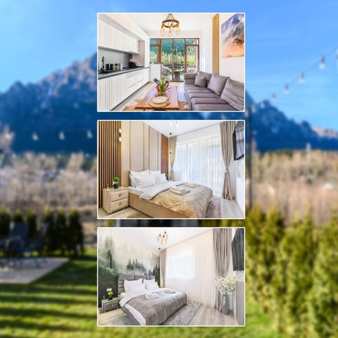 Bed, Natural landscape, Garden, Living room, Bedroom, Garden view, Mountain view, kitchen