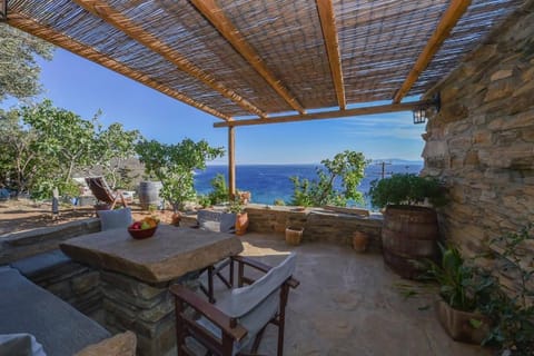 Day, Natural landscape, View (from property/room), Balcony/Terrace, Seating area, Sea view