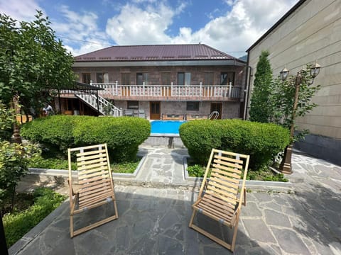 Property building, Patio, Spring, Day, Garden, Garden view, Pool view, Swimming pool, sunbed