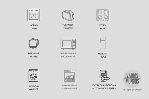 dishwasher, microwave, oven, toaster, washing machine