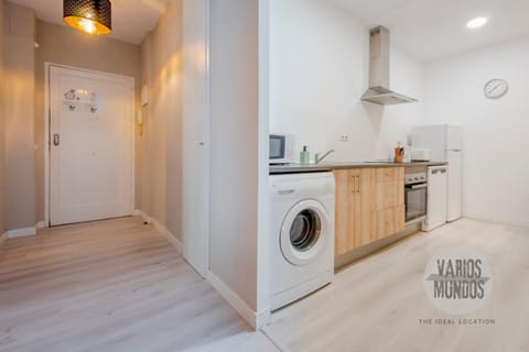 Kitchen or kitchenette, dishwasher, washing machine