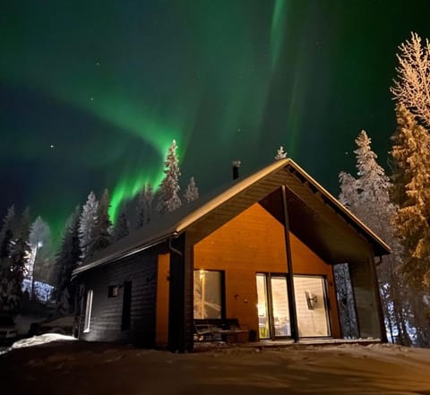 Property building, Night, Natural landscape, Winter
