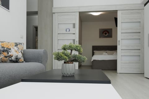 Bed, Living room, Photo of the whole room, Seating area, Bedroom