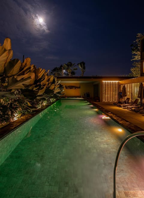 Night, Swimming pool