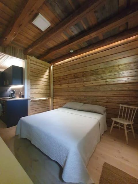 Pieni asunto maalla navettarakennuksessa. Apartment in Finland