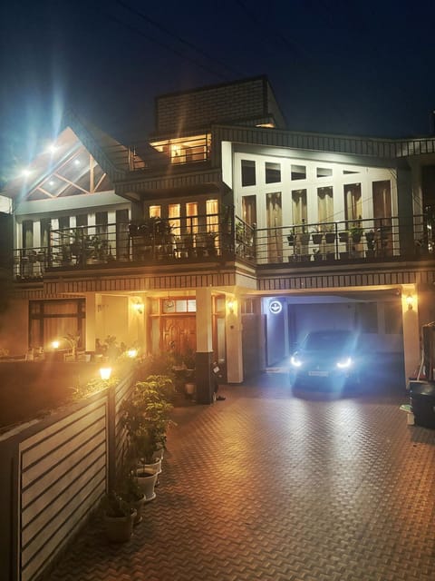 Property building, Night, Parking