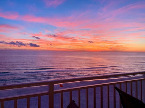 Beach, Sea view, Sunset