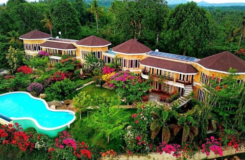 Property building, Natural landscape, Pool view, Swimming pool