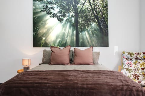 Bed, Decorative detail, Bedroom