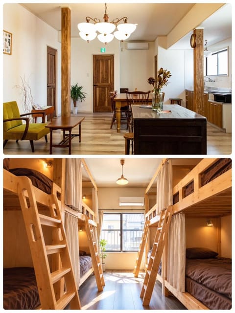 Communal lounge/ TV room, Bed, Living room, Photo of the whole room, Bedroom, bunk bed