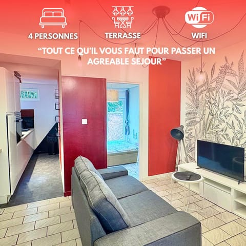 2 chambres en RDC avec terrasse 4 personnes Apartment in Hauts-de-France