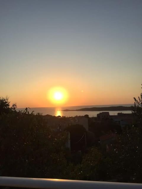 Natural landscape, Sea view, Sunset