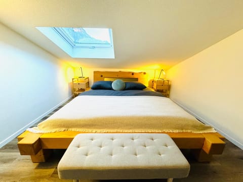 Unique Penthouse with Gallery and Mountain View Apartment in Canton of Valais