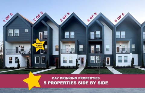 Near Broadway & Opry 3BR Game Room Sleeps 10 House in Cloverhill