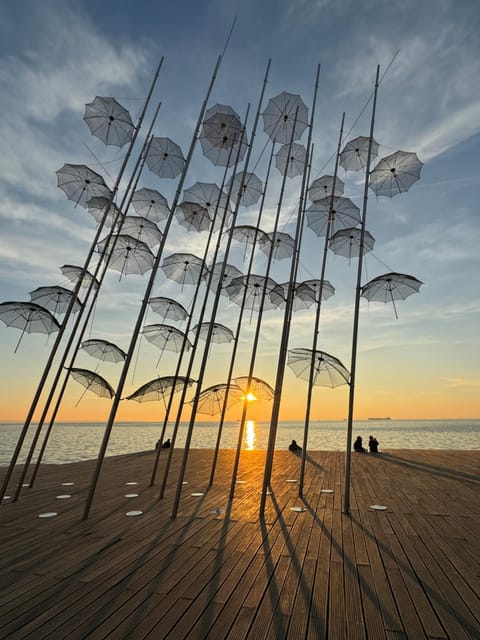 Nearby landmark, Sunset