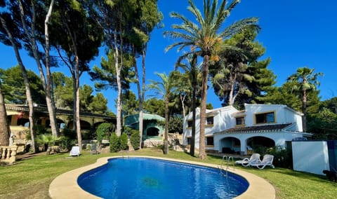 Property building, Natural landscape, Garden, Garden view, Pool view, Swimming pool, sunbed