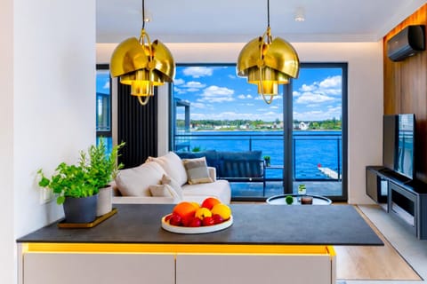 Lake view, air conditioner