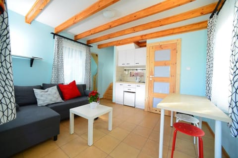 Kitchen or kitchenette, Living room, Seating area