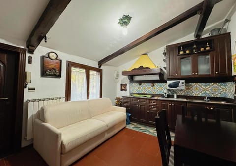 Kitchen or kitchenette, Living room, Seating area, Dining area, minibar, pet friendly, stove, toaster