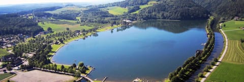 Nearby landmark, Natural landscape, Lake view, Mountain view