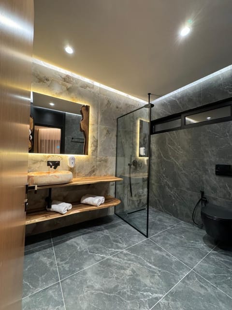 Shower, Bathroom, towels