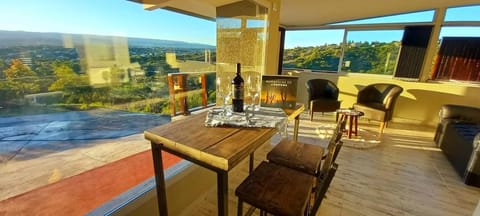 Natural landscape, Living room, Dining area, Mountain view