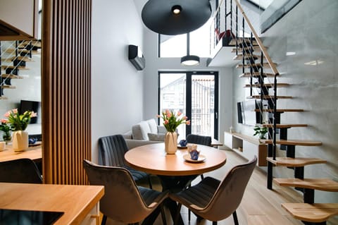 Living room, Seating area, Dining area